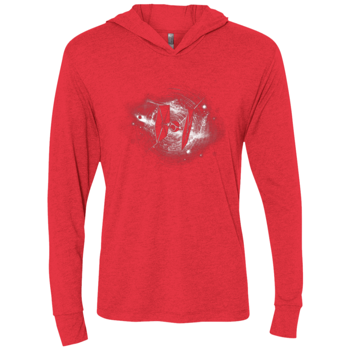 T-Shirts Vintage Red / X-Small Fighter 2 Triblend Long Sleeve Hoodie Tee