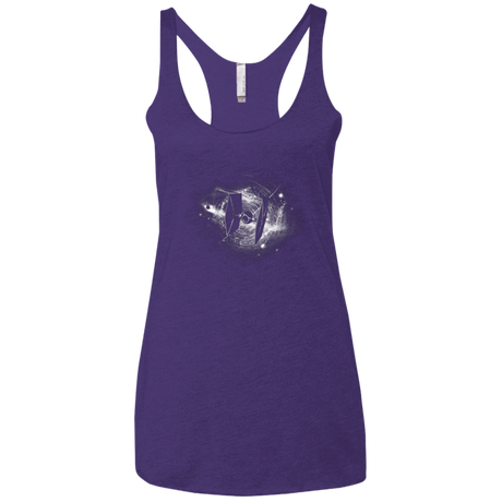 T-Shirts Purple / X-Small Fighter 2 Women's Triblend Racerback Tank