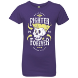 T-Shirts Purple Rush / YXS Fighter Forever Guile Girls Premium T-Shirt
