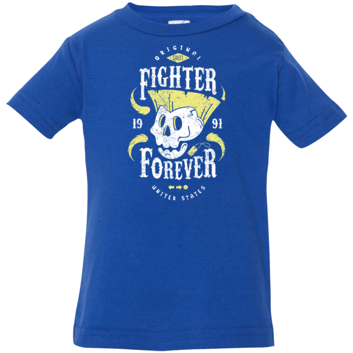 T-Shirts Royal / 6 Months Fighter Forever Guile Infant Premium T-Shirt