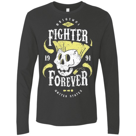 T-Shirts Heavy Metal / Small Fighter Forever Guile Men's Premium Long Sleeve