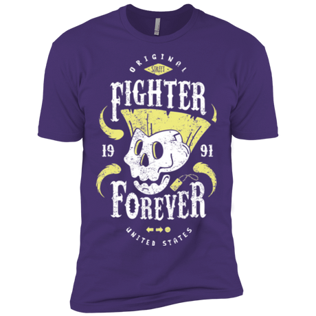 T-Shirts Purple / X-Small Fighter Forever Guile Men's Premium T-Shirt