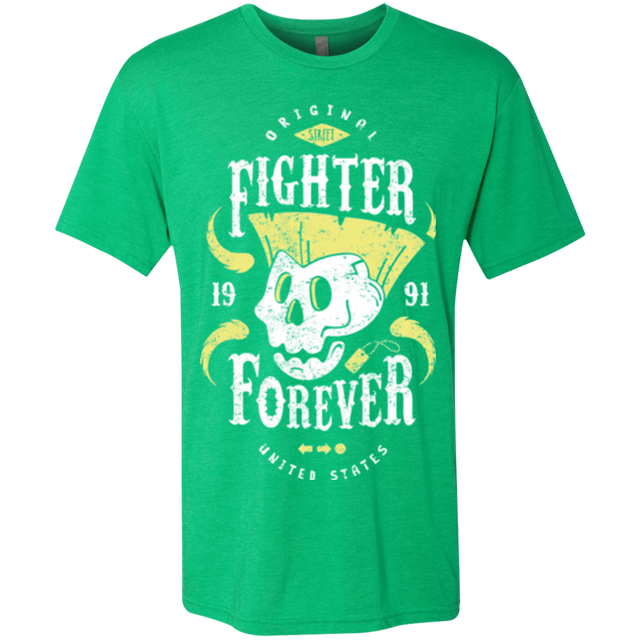 T-Shirts Envy / Small Fighter Forever Guile Men's Triblend T-Shirt