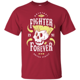 T-Shirts Cardinal / Small Fighter Forever Guile T-Shirt