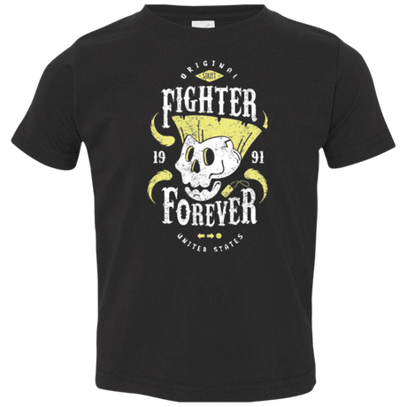 T-Shirts Black / 2T Fighter Forever Guile Toddler Premium T-Shirt