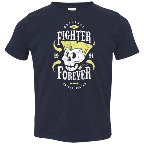 T-Shirts Navy / 2T Fighter Forever Guile Toddler Premium T-Shirt