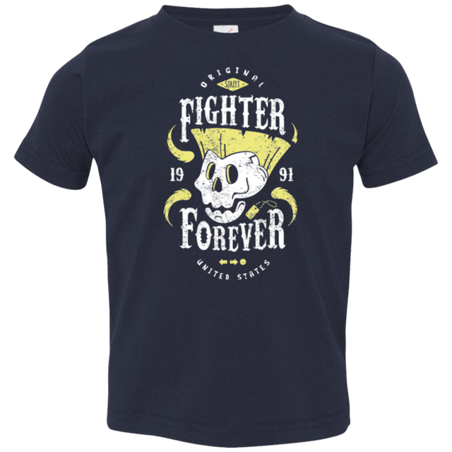 T-Shirts Navy / 2T Fighter Forever Guile Toddler Premium T-Shirt