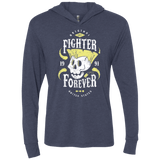 T-Shirts Vintage Navy / X-Small Fighter Forever Guile Triblend Long Sleeve Hoodie Tee