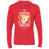 T-Shirts Vintage Red / X-Small Fighter Forever Guile Triblend Long Sleeve Hoodie Tee