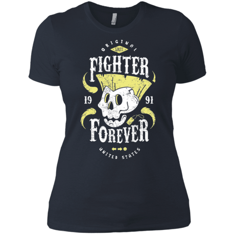 T-Shirts Indigo / X-Small Fighter Forever Guile Women's Premium T-Shirt