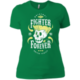 T-Shirts Kelly Green / X-Small Fighter Forever Guile Women's Premium T-Shirt