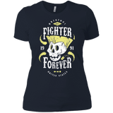 T-Shirts Midnight Navy / X-Small Fighter Forever Guile Women's Premium T-Shirt