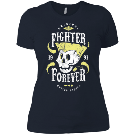 T-Shirts Midnight Navy / X-Small Fighter Forever Guile Women's Premium T-Shirt