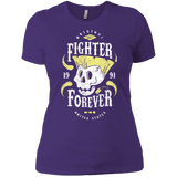 T-Shirts Purple / X-Small Fighter Forever Guile Women's Premium T-Shirt