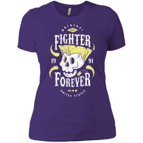 T-Shirts Purple / X-Small Fighter Forever Guile Women's Premium T-Shirt
