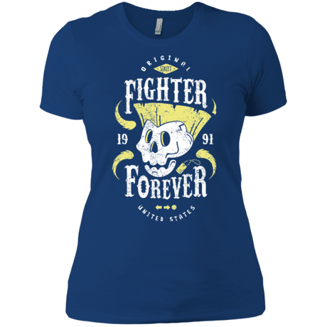 T-Shirts Royal / X-Small Fighter Forever Guile Women's Premium T-Shirt