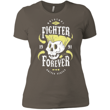 T-Shirts Warm Grey / X-Small Fighter Forever Guile Women's Premium T-Shirt