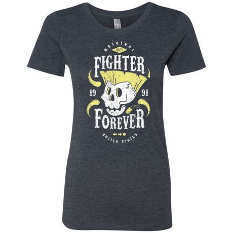 T-Shirts Vintage Navy / Small Fighter Forever Guile Women's Triblend T-Shirt