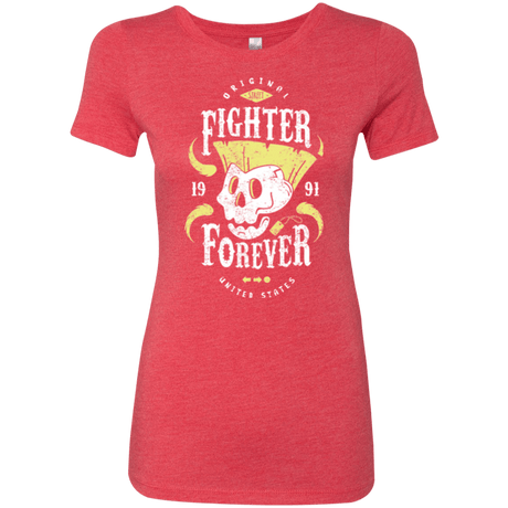 T-Shirts Vintage Red / Small Fighter Forever Guile Women's Triblend T-Shirt