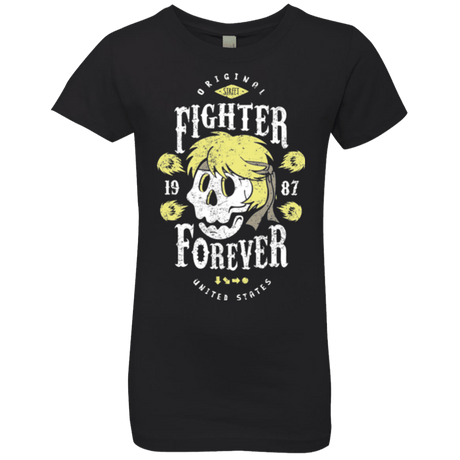 T-Shirts Black / YXS Fighter Forever Ken Girls Premium T-Shirt