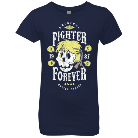 T-Shirts Midnight Navy / YXS Fighter Forever Ken Girls Premium T-Shirt