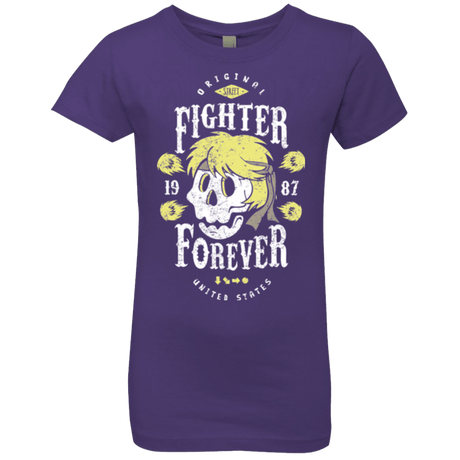 T-Shirts Purple Rush / YXS Fighter Forever Ken Girls Premium T-Shirt