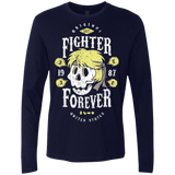 T-Shirts Midnight Navy / Small Fighter Forever Ken Men's Premium Long Sleeve