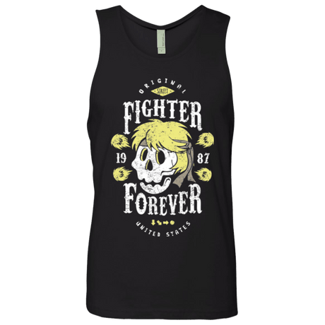 T-Shirts Black / Small Fighter Forever Ken Men's Premium Tank Top
