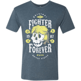 T-Shirts Indigo / Small Fighter Forever Ken Men's Triblend T-Shirt