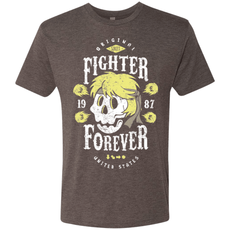 T-Shirts Macchiato / Small Fighter Forever Ken Men's Triblend T-Shirt