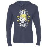 T-Shirts Vintage Navy / X-Small Fighter Forever Ken Triblend Long Sleeve Hoodie Tee