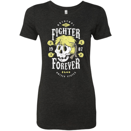 T-Shirts Vintage Black / Small Fighter Forever Ken Women's Triblend T-Shirt