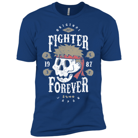 T-Shirts Royal / X-Small Fighter Forever Ryu Men's Premium T-Shirt
