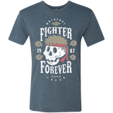 T-Shirts Indigo / Small Fighter Forever Ryu Men's Triblend T-Shirt