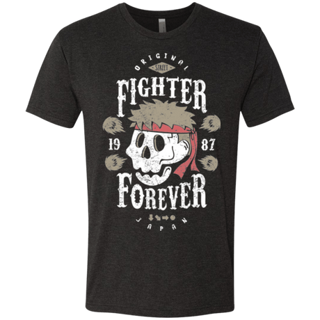 T-Shirts Vintage Black / Small Fighter Forever Ryu Men's Triblend T-Shirt