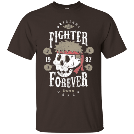 T-Shirts Dark Chocolate / Small Fighter Forever Ryu T-Shirt