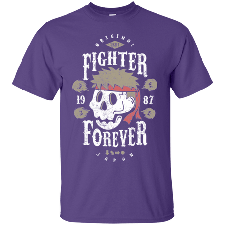 T-Shirts Purple / Small Fighter Forever Ryu T-Shirt