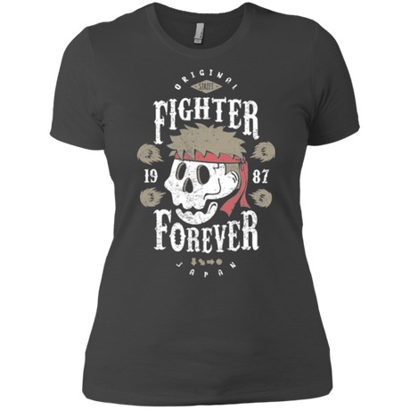 T-Shirts Heavy Metal / X-Small Fighter Forever Ryu Women's Premium T-Shirt