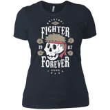 T-Shirts Indigo / X-Small Fighter Forever Ryu Women's Premium T-Shirt