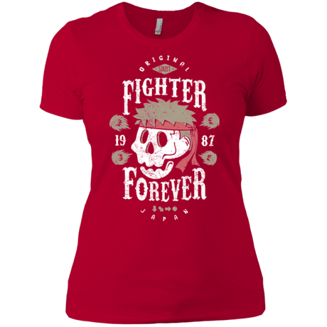 T-Shirts Red / X-Small Fighter Forever Ryu Women's Premium T-Shirt