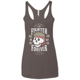 T-Shirts Macchiato / X-Small Fighter Forever Ryu Women's Triblend Racerback Tank