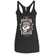 T-Shirts Vintage Black / X-Small Fighter Forever Ryu Women's Triblend Racerback Tank