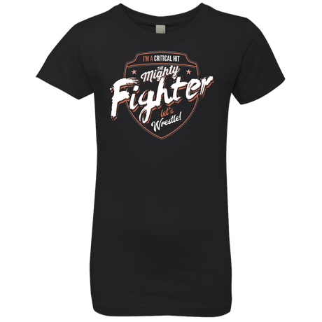 T-Shirts Black / YXS Fighter Girls Premium T-Shirt