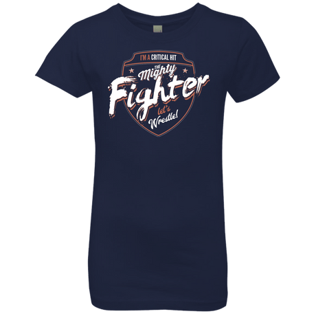 T-Shirts Midnight Navy / YXS Fighter Girls Premium T-Shirt