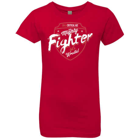 T-Shirts Red / YXS Fighter Girls Premium T-Shirt