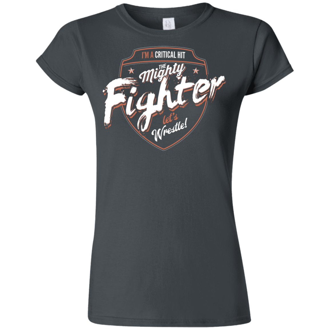 T-Shirts Charcoal / S Fighter Junior Slimmer-Fit T-Shirt