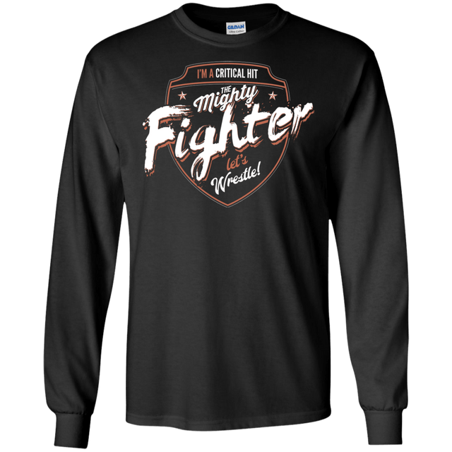 T-Shirts Black / S Fighter Men's Long Sleeve T-Shirt