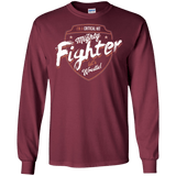 T-Shirts Maroon / S Fighter Men's Long Sleeve T-Shirt