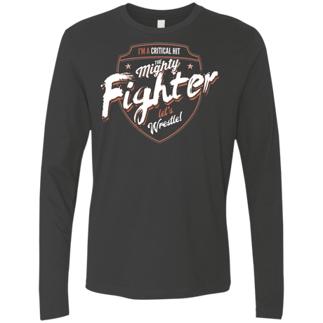 T-Shirts Heavy Metal / S Fighter Men's Premium Long Sleeve