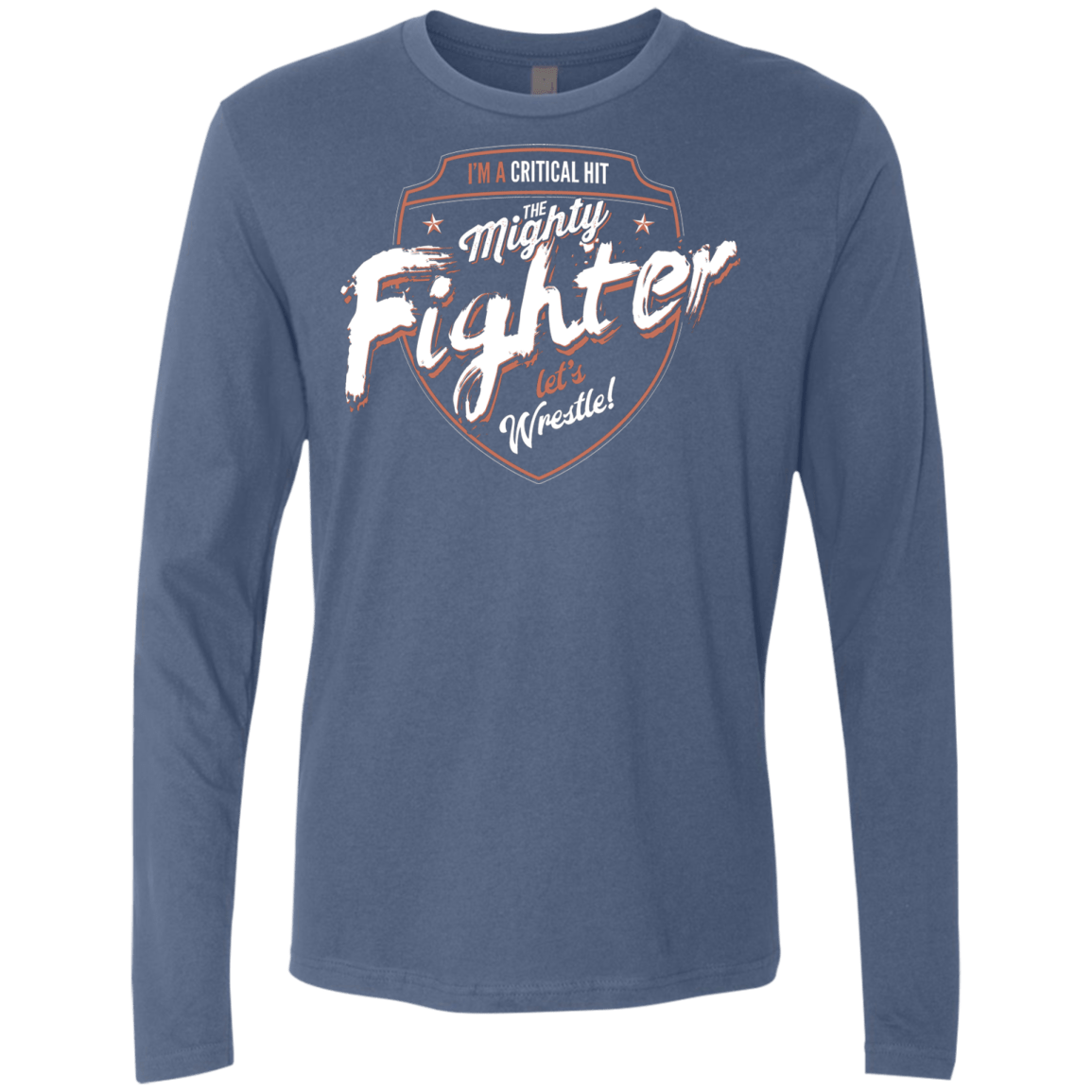 T-Shirts Indigo / S Fighter Men's Premium Long Sleeve
